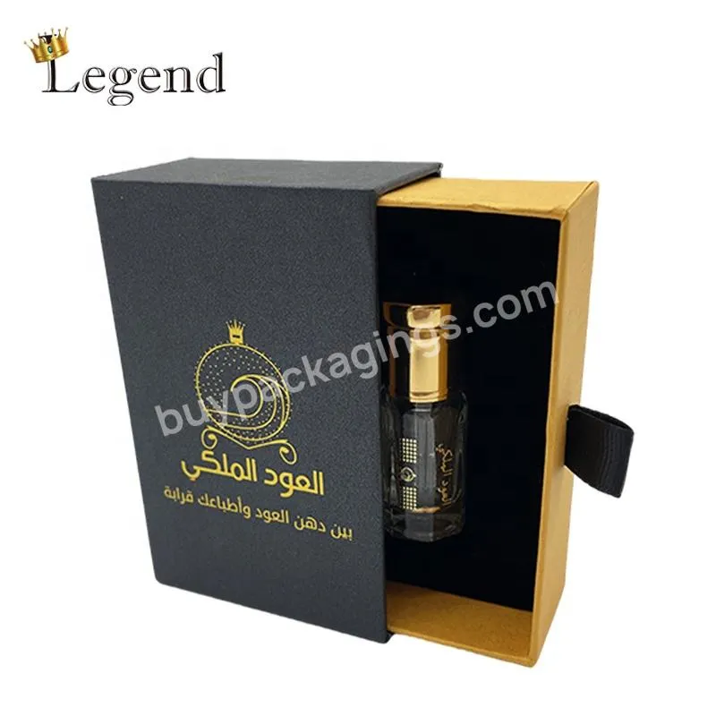 Perfume and Essential Oil Bottle Cardboard Paper Gift Packaging Custom Drawer Box Packaging