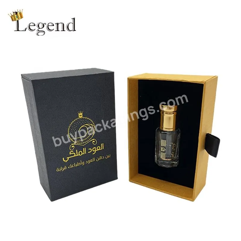 Perfume and Essential Oil Bottle Cardboard Paper Gift Packaging Custom Drawer Box Packaging