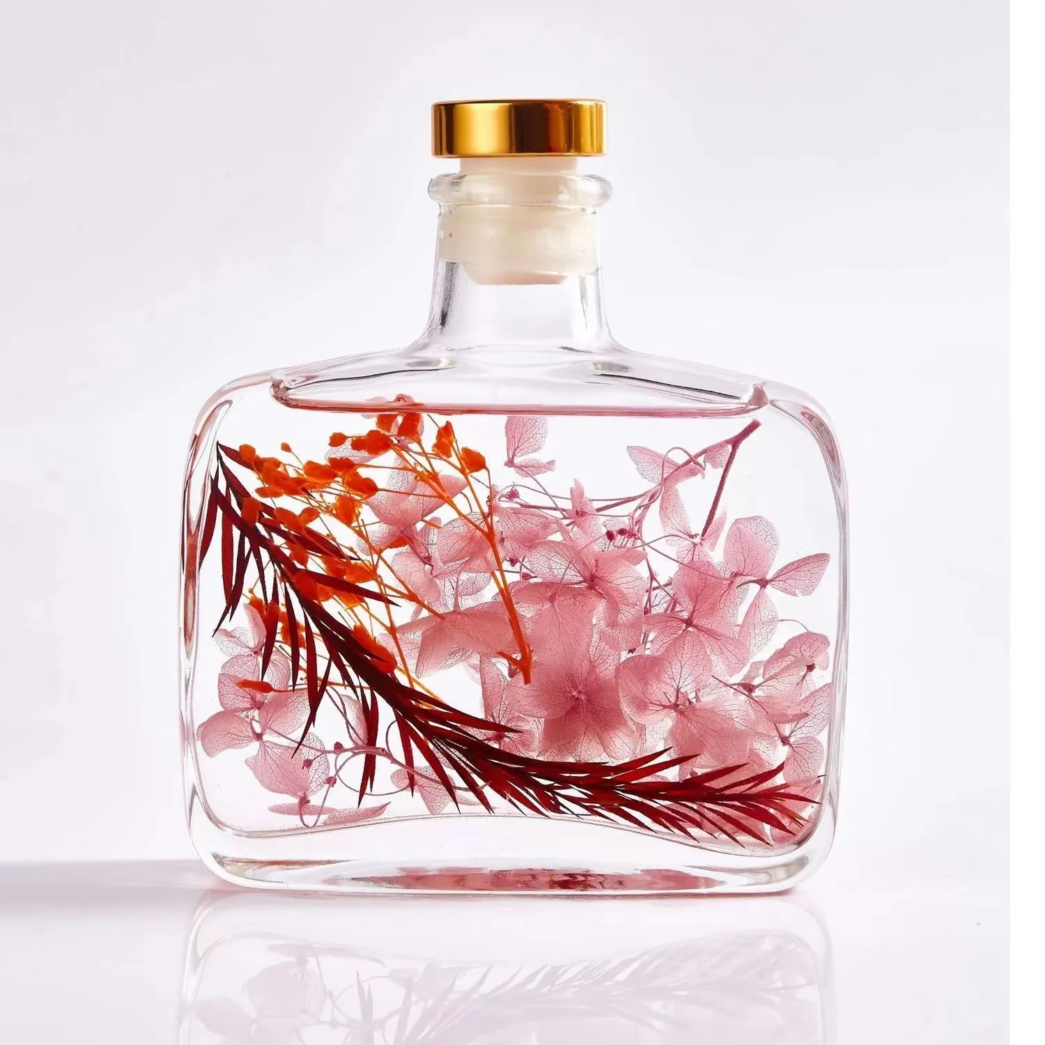 Perfume Reed Diffuser Bottle Luxury Wholesale Custom 200Ml Glass Fragrance Bottle