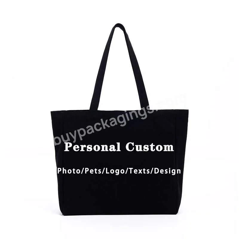 Personal Customize Women Tote Bag Print Logo Custom Your Pictures Hand Shoulder Shopping Bags Linen Canvas Bag