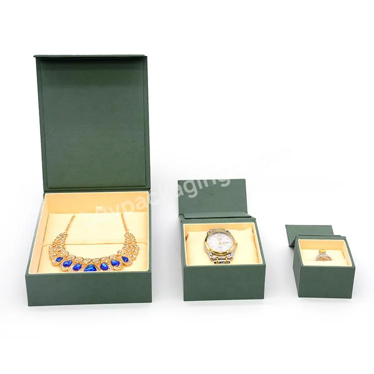 Personalised Small Magnetic Cardboard Jewellery Display Jewel Packaging Gift Box With Foam Insert Top Foldable Top Lid