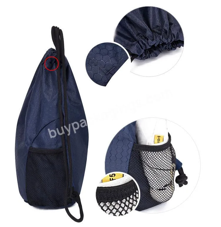 Personalized Outdoor Basketball Football Storage Bag Sublimation Custom Drawstring Backpack Bag