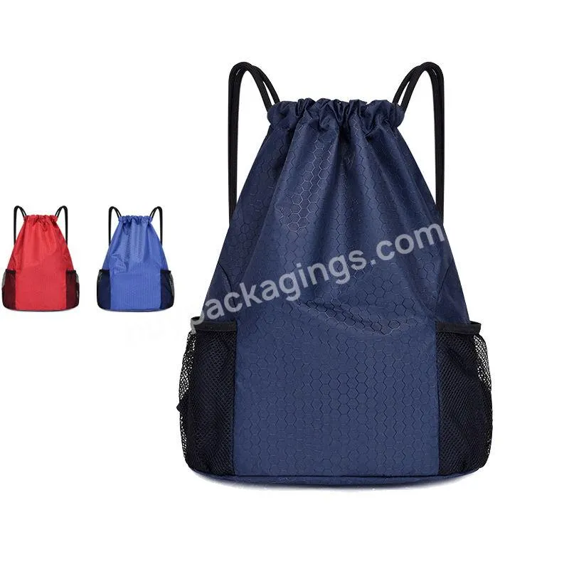 Personalized Outdoor Basketball Football Storage Bag Sublimation Custom Drawstring Backpack Bag