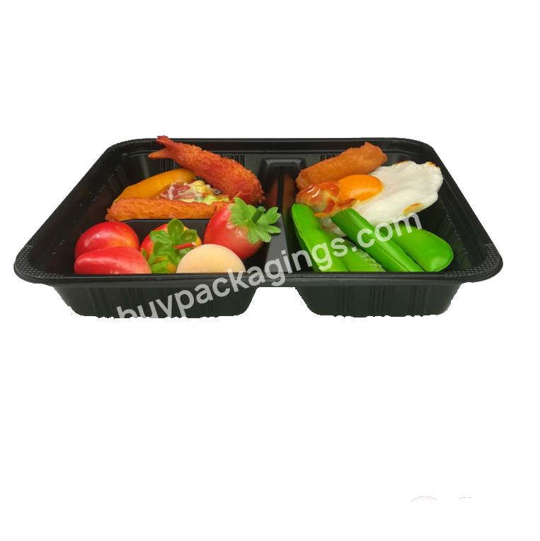 Pet Disposable Plastic Take Away Lunch Box Container Food Container With Lid