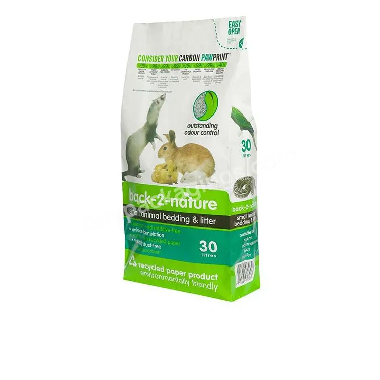 Pet Food Bag Plastic Pet Food Packaging Bag Aluminum Foil Flat Bottom Stand Up Pouch Bag