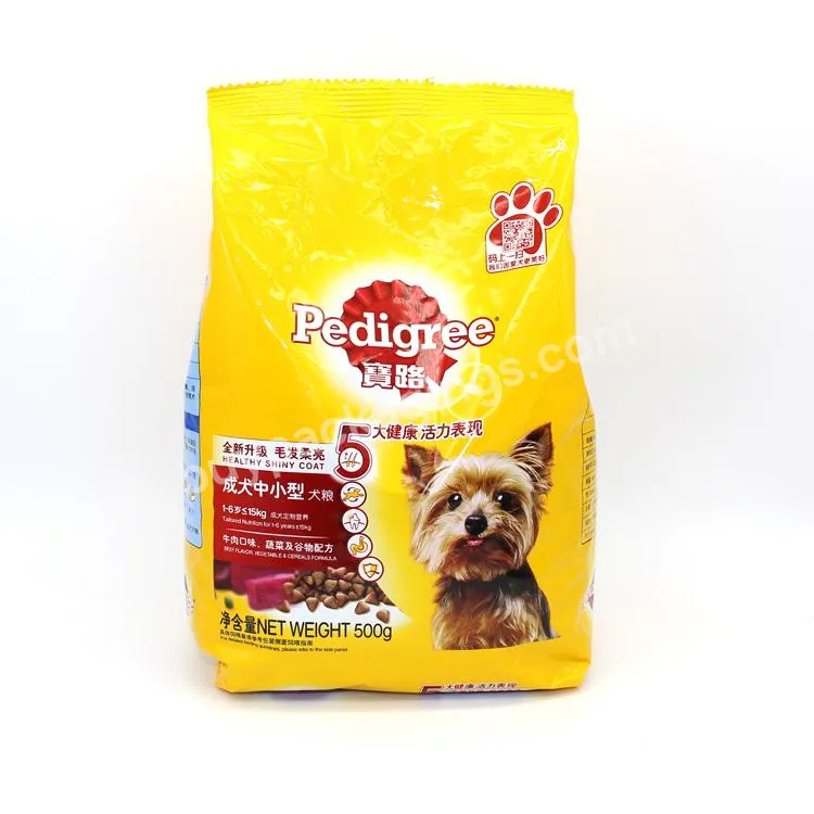 Pet Plastic Dog Treat Packaging Bag Food Bag