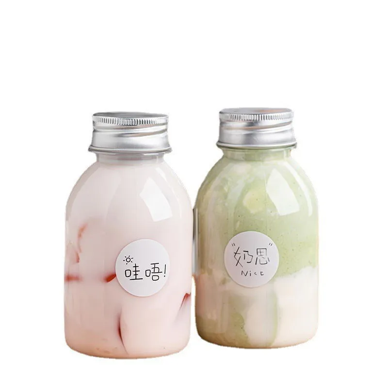 Pet Plastic Transparent Juice Bubble Bottle Beverage Bottle Plastic Bottle For Juice