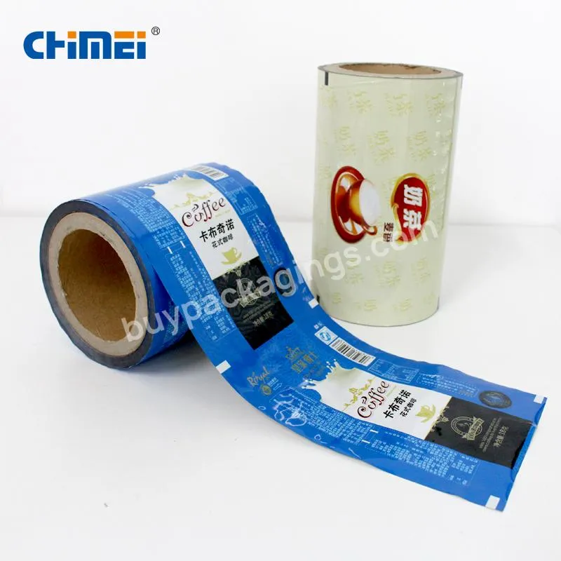 Pet/ny/pe 125 Micron Aluminum Foil Food Grade Plastic Film Roll For Packaging