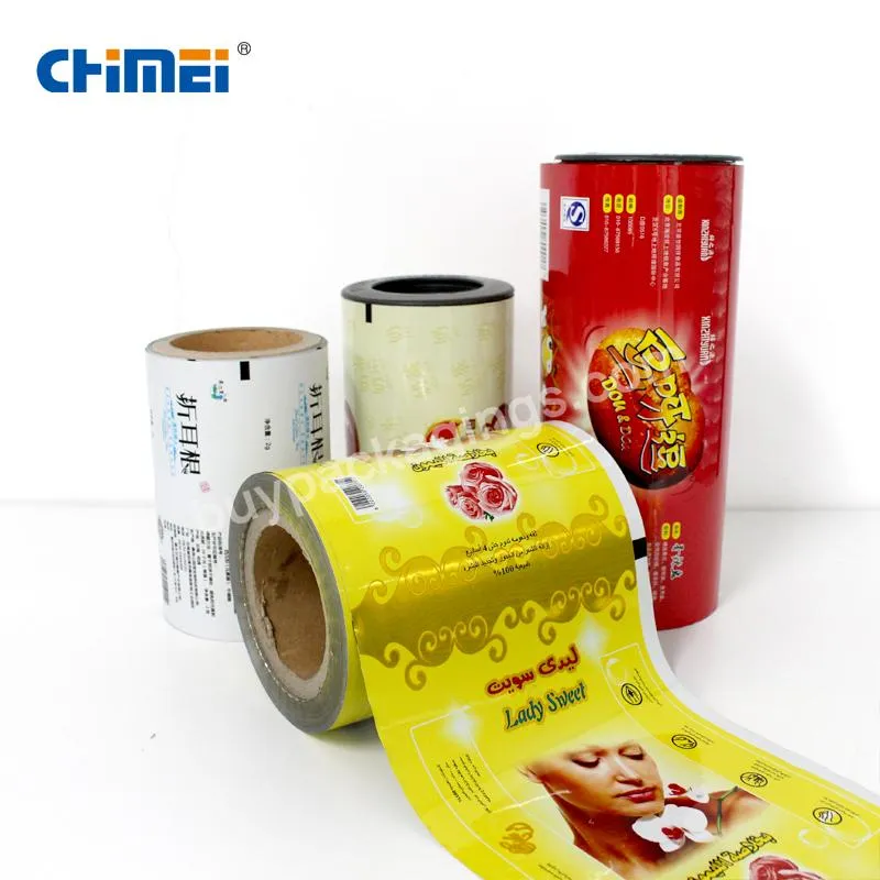 Pet/ny/pe 125 Micron Aluminum Foil Food Grade Plastic Film Roll For Packaging