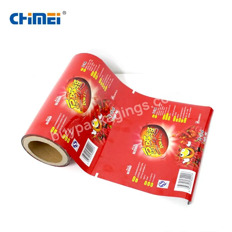 Pet/ny/pe Plastic Food Grade Food Packaging Metalized Opp Film For Potato Chips