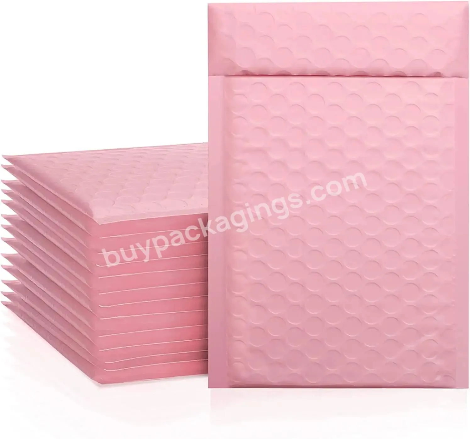 Pink Bubble Mailers Padded Envelopes Self-seal Waterproof Cushioning For Shipping,Small Items,Jewelry Makeup Supplies