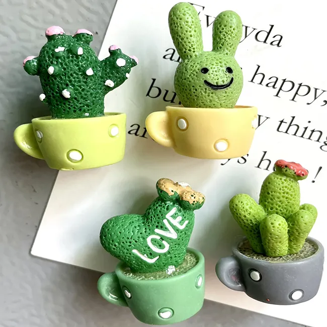 Plant Fridge Magnets Mini Succulent 3d Plant Fridge Magnets Potted Succulents Magnet