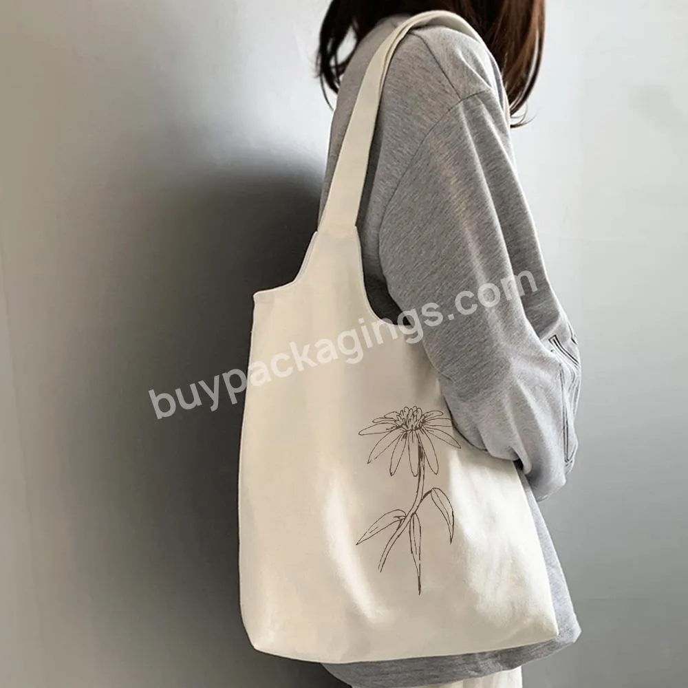 Plant Print Canvas Shoulder Tote Bag Women Kpop Shopper Bags Ladies Handbags Foldable Eco Large Shopping Bag Totes