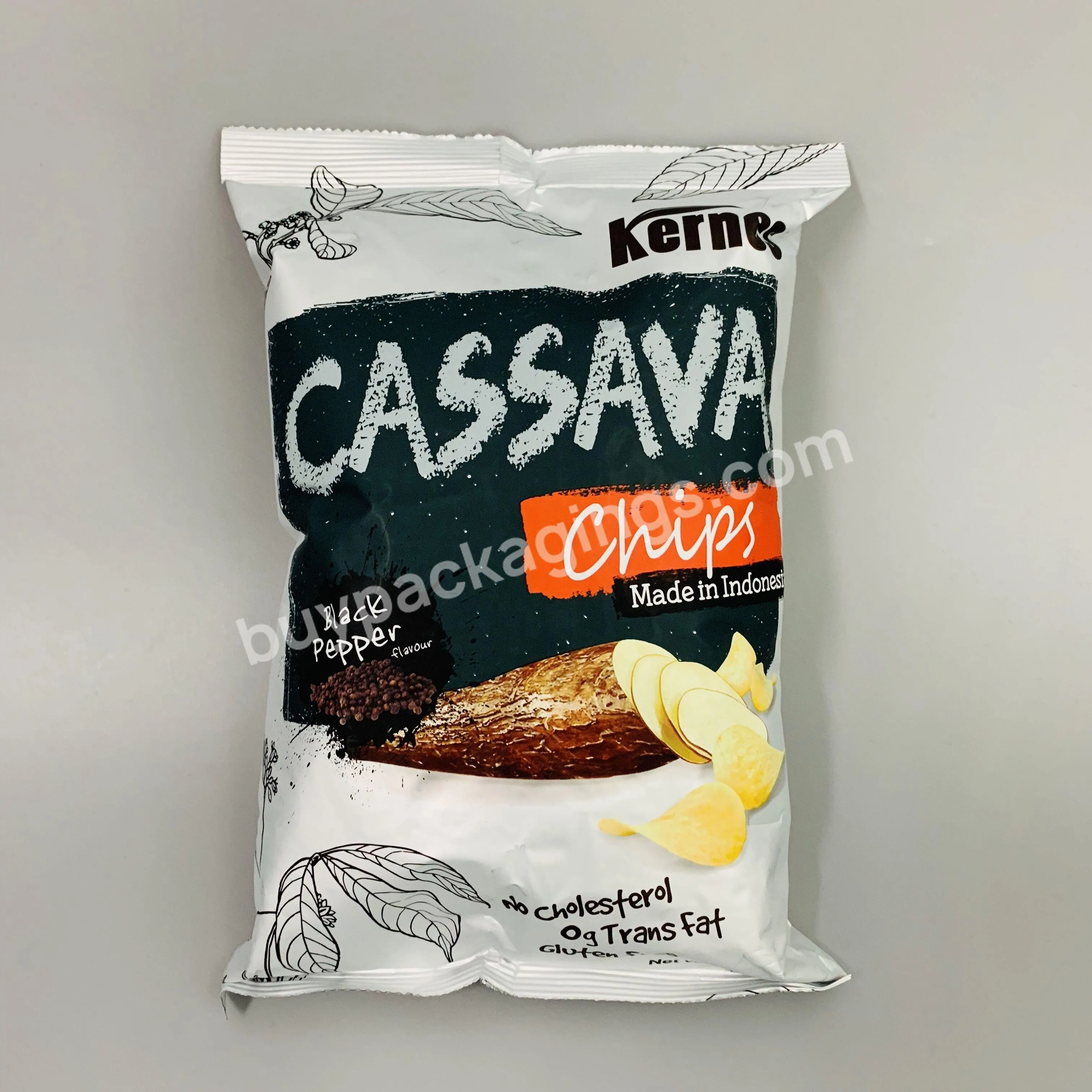 Plantain Potato Chips Bag Potato Chips Packaging Material With Custom Logo Design Printing