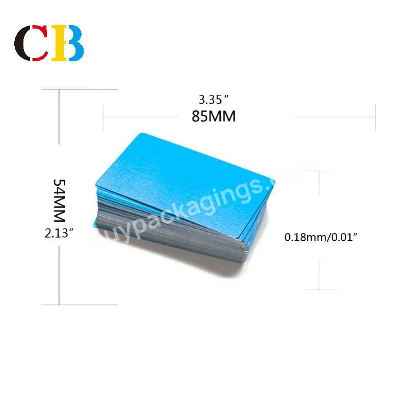 Plastic Business Card Printing Machine Blank Business Card Sheets For Printing Metal Business Card Printing