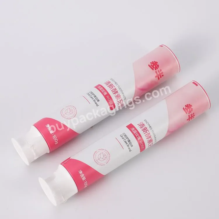 Plastic Composite Small Tube Packaging Empty Hotel Household Aluminum Plastic Toothpaste Packaging Tube 100ml120ml140ml1