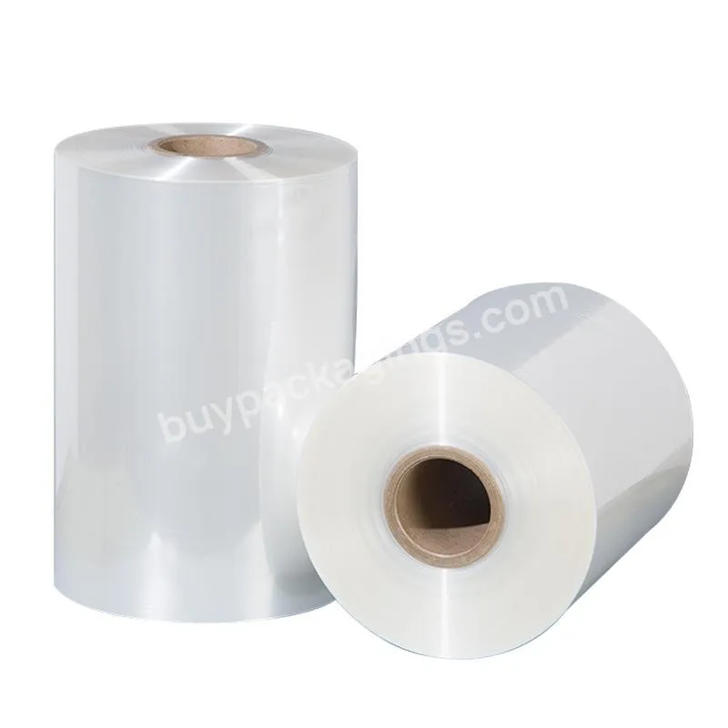 Plastic Pvc Pof Pet Heat Shrink Wrap Pet Shrink Band Film Sleeve For Bottle