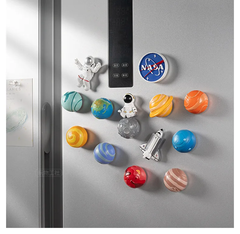 Popular Astronaut refrigerator magnet Space Shuttle magnet Creative space refrigerator decoration magnet Prices