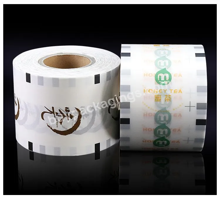 Pp Plastic Coffee Milk Tea Fruit Juice Drinks Cup Sealing Packaging Film