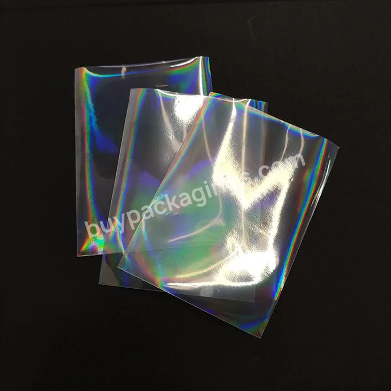 Premium Thickness Double Clear Holographic Card Sleeves Flashing Kpop Pc Photocard Sleeves