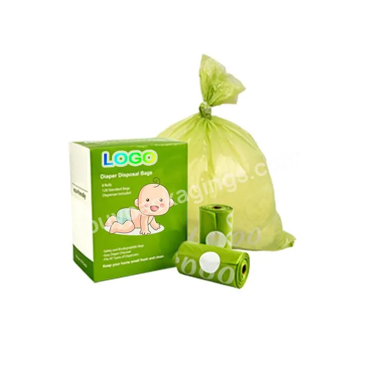 Private Label Printed Waterproof Disposable Foldable Diaper Packaging Trash Bag - Buy Printed Diaper Bag,Foldable Diaper Bag,Diaper Trash Bag.