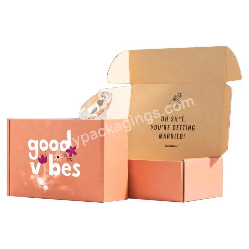 Product Customize Mailer Box Packaging Corrugated Skincare Shipping Box Packaging Mailer Paper Box