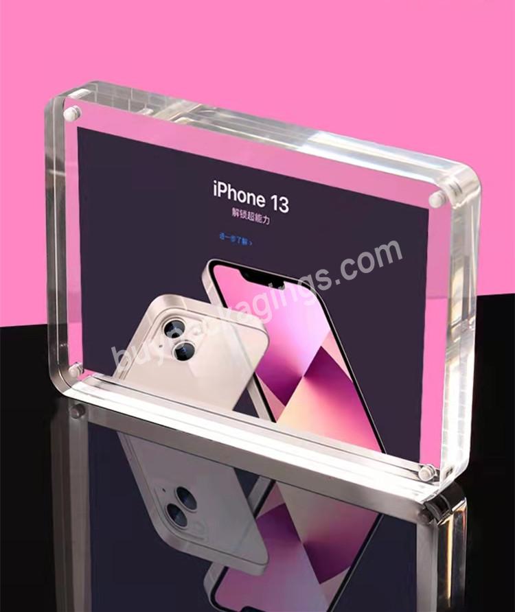 Promotional High Transparent Acrylic Photo Frame With Round Corner