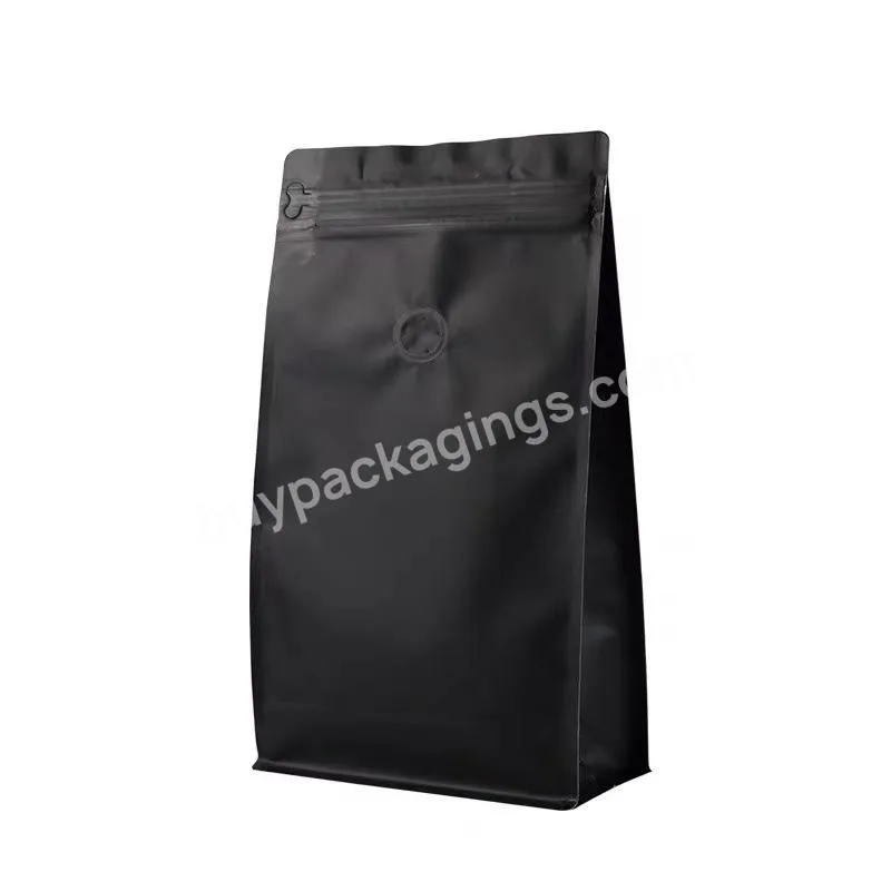 Ready Stock Flat Bottom Foil Coffee Bag Aluminum Packaging Stand Up Pouch Coffee Bag Packaging - Buy Packaging For Ground Coffee,Coffee Tin Packaging,Coffee Sachet Packaging.