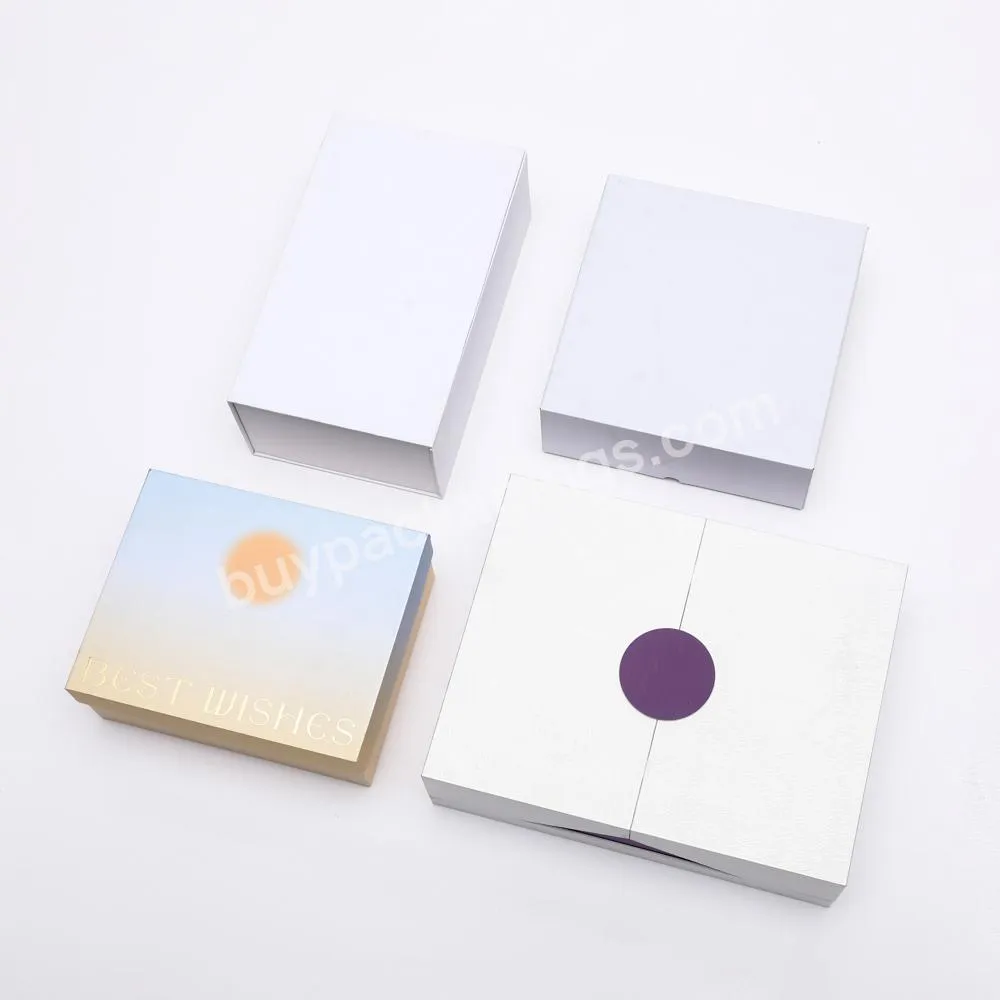 reasonable price white custom logo package gift paper rigid cardboard boxes packaging