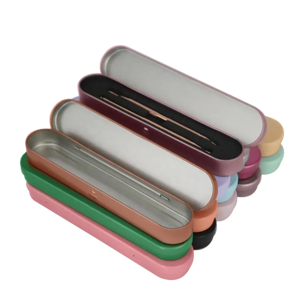 rectangular pencil packaging  tin box