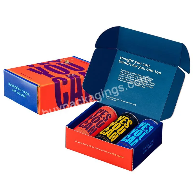 Recyclable Cardboard Mailer Boxes Custom High Quality Corrugated Packaging Box Mailers