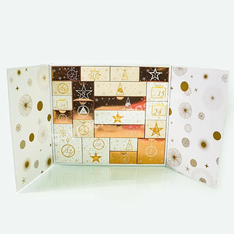 Recycle Paperboard Custom Printing Chocolate Box Advent Calendar Packaging Box