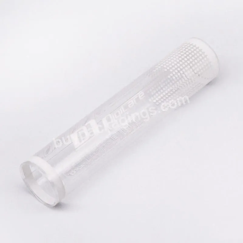 Recycled Clear Plastic Golf Ball Packaging Tubes With Lid