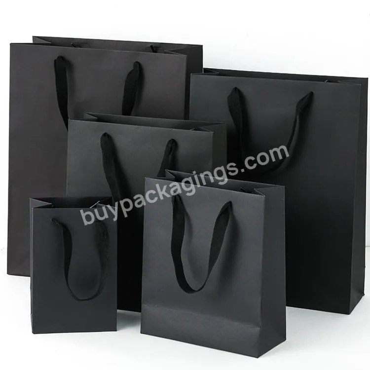 Recycled Kraft Pattern Paper Bag Clothing Packaging For Packaging Clothes