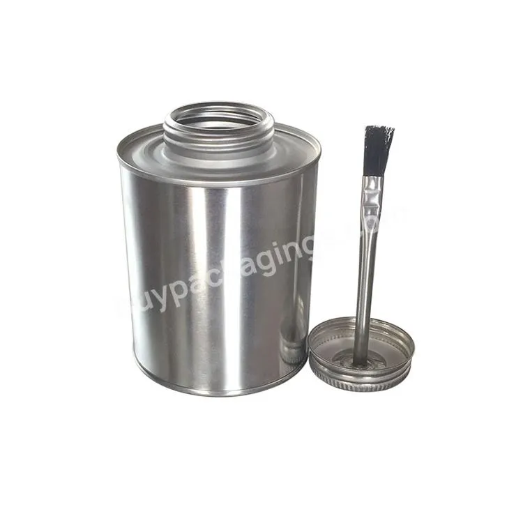 Resealable Screw Top 473ml Small Tin Can For Pvc/cpvc Glue Cement Packaging