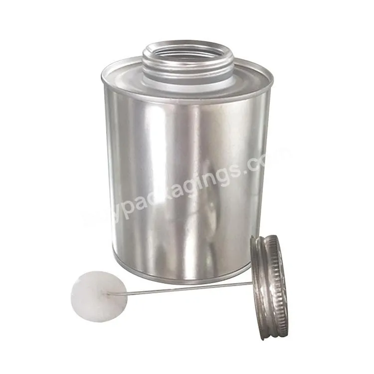 Resealable Screw Top 473ml Small Tin Can For Pvc/cpvc Glue Cement Packaging