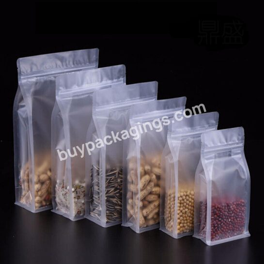 Resealable Stand Up Gift Pouches Reusable Food Ziplock Bags For Packaging Tea Powder Dry Goods Bulk Food Packing