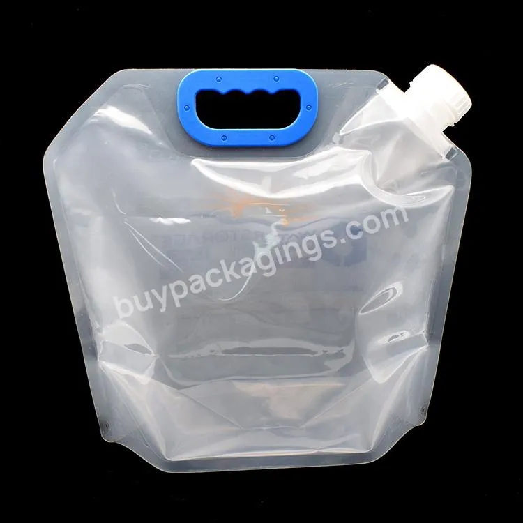 Reusable 1 Gallon Beverage Bags 5 Liter Plastic Drinking Water Bags