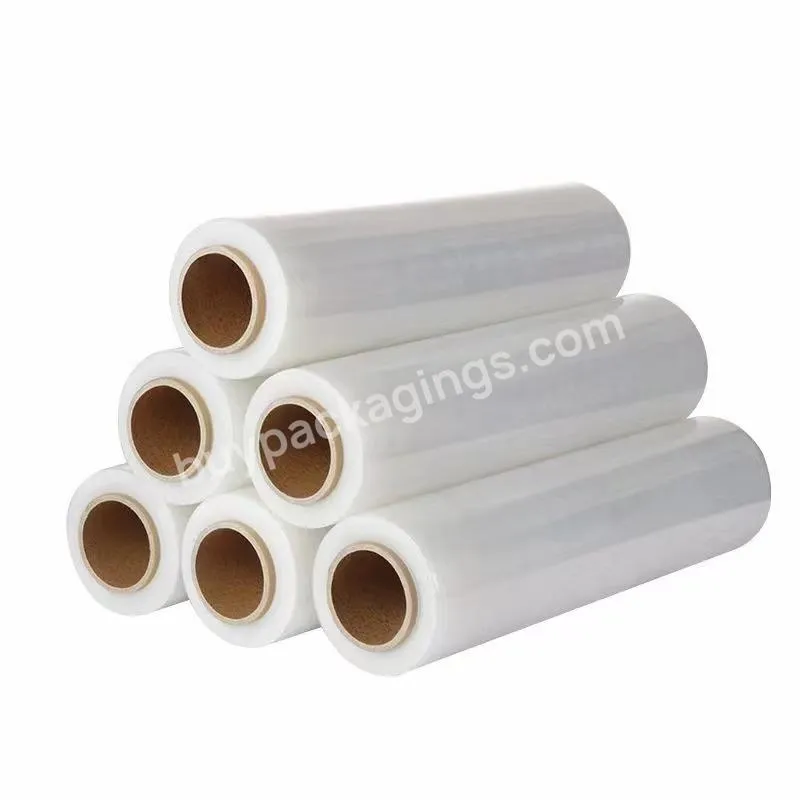 Roll Wrapping Stretch Film Decoration,Packaging Film Transparent Mic Packing Pe Customized Multi-functional Flexible 18 1 Roll