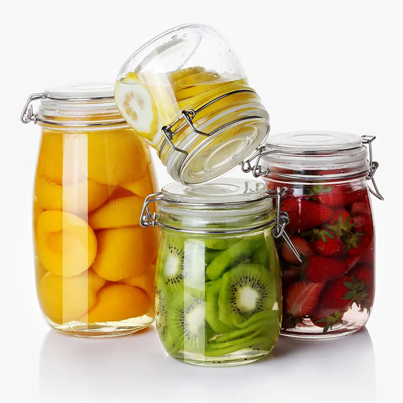 Round Shape Food Grade Custom Small Size Glass Jars For Jams