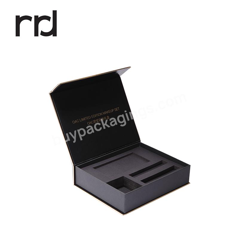 RR Donnelley China Manufacturer Customization Surprise Custom Packaging Black Cosmetic Handmade Soap Face Mask Packaging Box