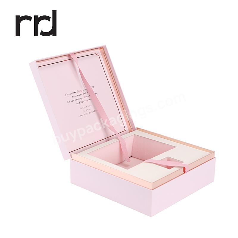 RR Donnelley Corrugated Carton Custom Printing Design Luxury Beauty Cosmetic Makeup Brushes Packaging Perfume Bottle Gift Box