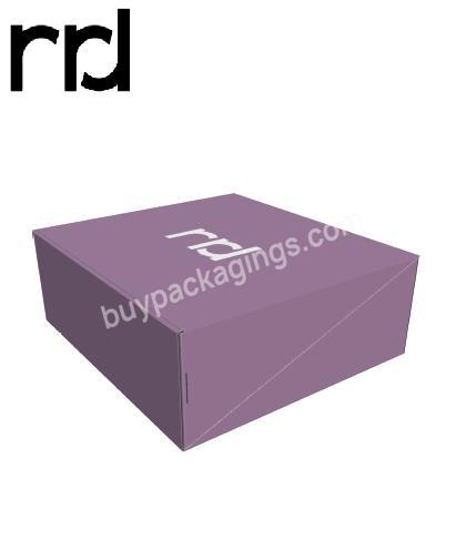 RR Donnelley Custom Logo Corrugated Paper Shipping Kraft Mailing Large Jewelry Flower Clothing Packaging Foldable Gift Box