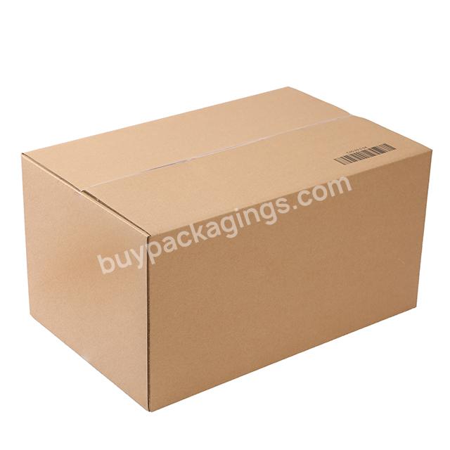 RR Donnelley Custom Logo Customized Brown Kraft Corrugated Cardboard Paper Mailer Folding Packaging Large Shipping Carton Boxes