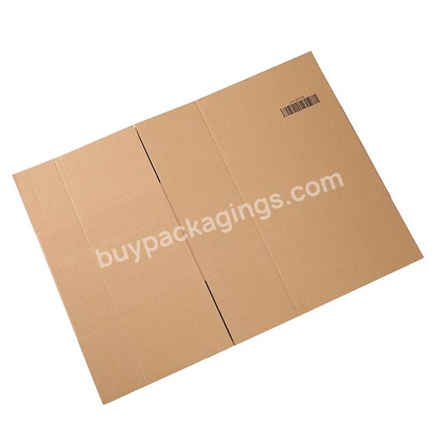 RR Donnelley Custom Logo Customized Brown Kraft Corrugated Cardboard Paper Mailer Folding Packaging Large Shipping Carton Boxes