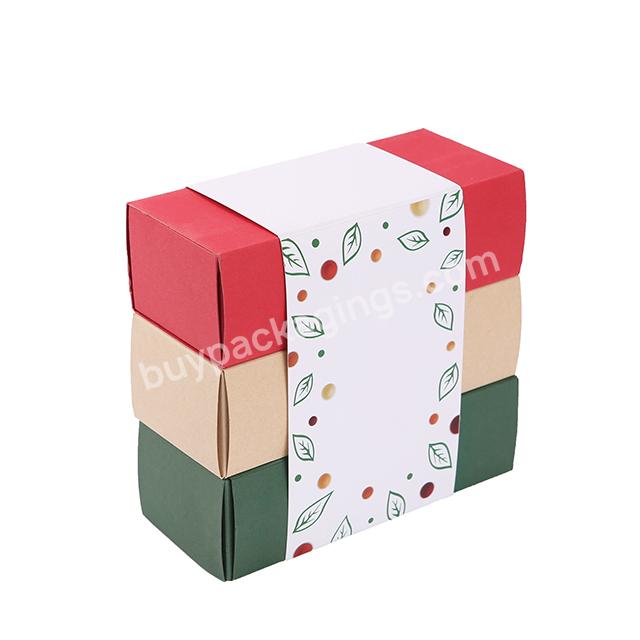 RR Donnelley Custom Logo Small Colored Corrugated Cardboard Kraft Paper Lunch Gift Customized Perfume Bottle Packaging Box