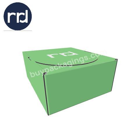 RR Donnelley Custom Printed Corrugated Kraft Paper Colored Mailer Flower Clothes Shoe Shipping Foldable Gift Boxes with Logo