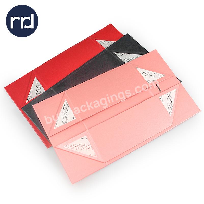 RR Donnelley Custom Printing Kraft Natural Recyclable Carton Wedding Chocolate Valentines Day Foldable Gift Box with Ribbons