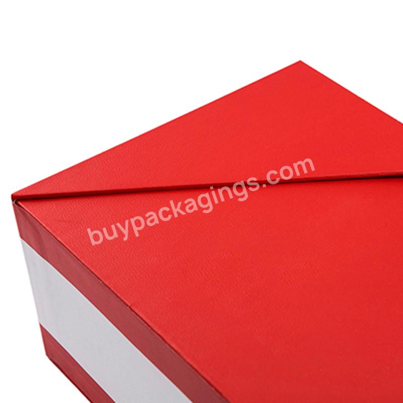 RR Donnelley Custom Product Classic Style Red Jewelry Gift Box