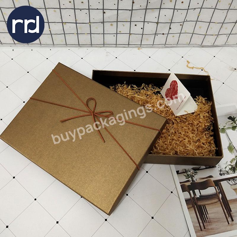 RR Donnelley Custom Sports Equipment Packaging Cardboard Paper Christmas Wedding Favors Chocolate Calendar Gift Box With Ribbon